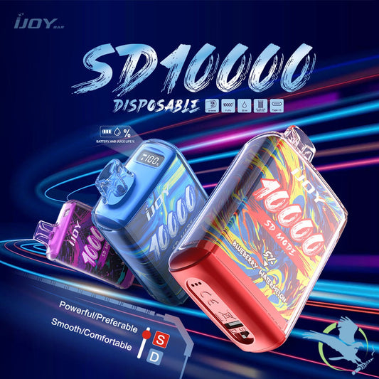 I JOY SD10000 PUFFS - Square Distribution