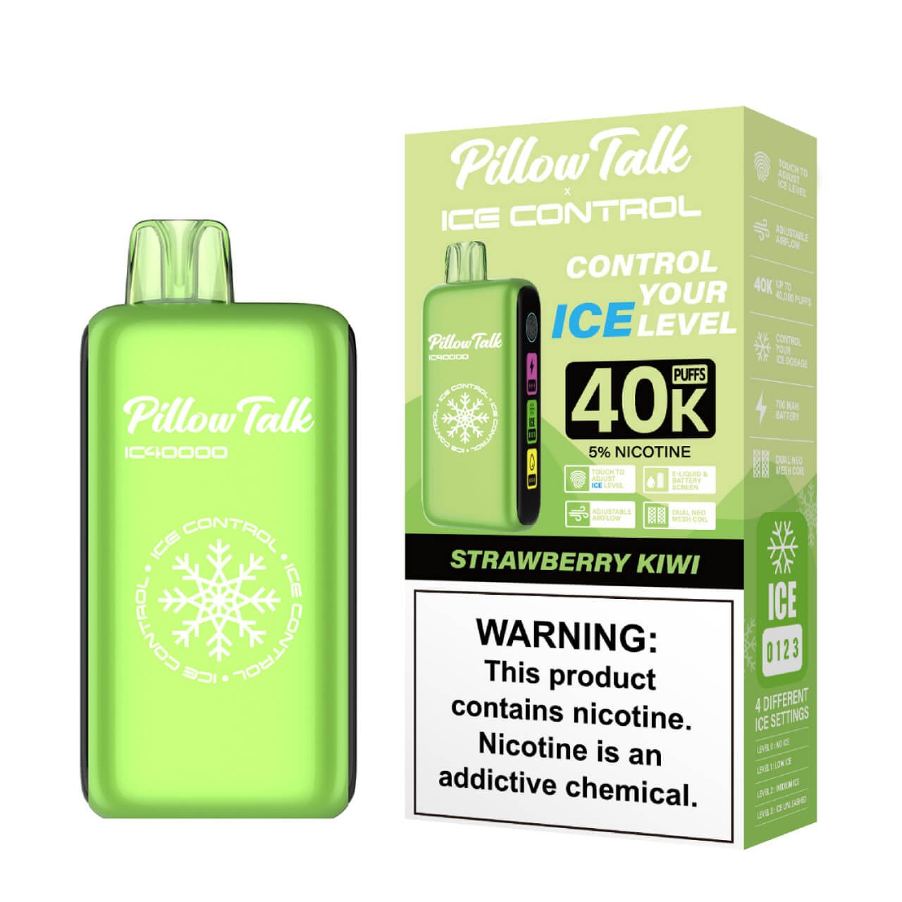 PILLOW TALK ICE CONTROL 40000 PUFFS | PACK OF 5 - Square DistributionPILLOW