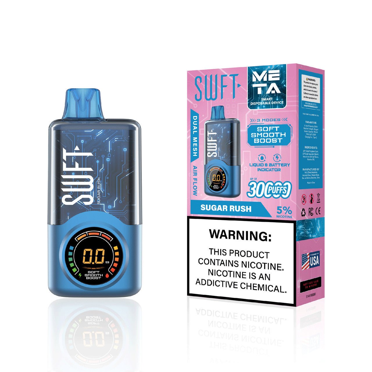 SWFT Meta 30000 Disposable Vape | PACK OF 5 - Square DistributionSWFT