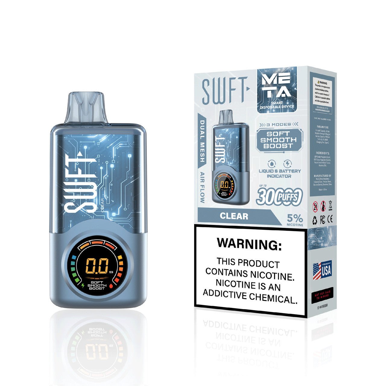 SWFT Meta 30000 Disposable Vape | PACK OF 5 - Square DistributionSWFT