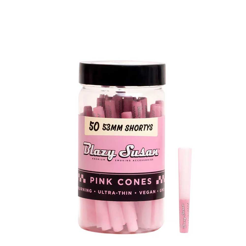 BLAZY SUSAN PINK CONES 53MM/50CT - SquaredistributionBLAZY