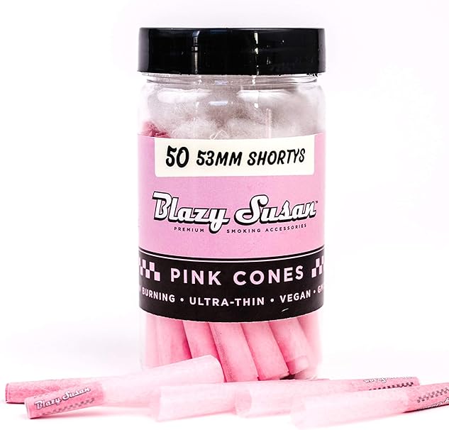 BLAZY SUSAN PINK CONES 53MM/50CT - SquaredistributionBLAZY