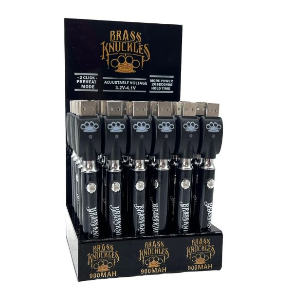 Brass Knuckles Battery 4 Color Display 30ct 900MAH