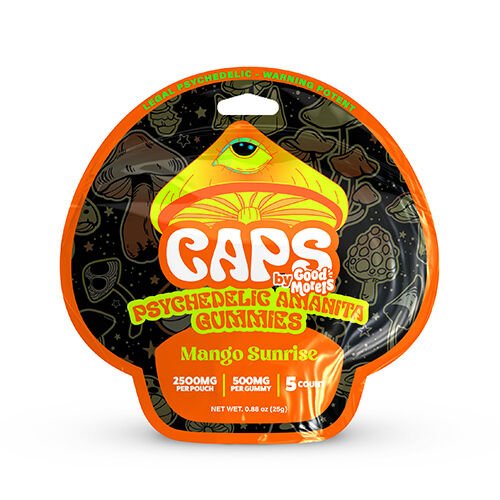 CAPS PSYCHEDELIC AMANITA GUMMIES 2500mg 5ct - SquaredistributionCAPS