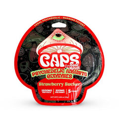 CAPS PSYCHEDELIC AMANITA GUMMIES 2500mg 5ct - SquaredistributionCAPS