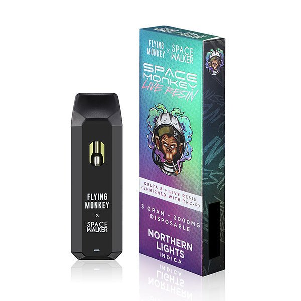 FLYING MONKEY SPACE MONKEY LIVE RESIN D8/THC-P DISPOSABLE 3g | Pack Of 08 - SquaredistributionFLYING MONKEY