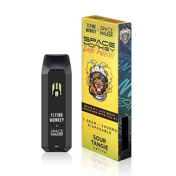 FLYING MONKEY SPACE MONKEY LIVE RESIN D8/THC-P DISPOSABLE 3g | Pack Of 08 - SquaredistributionFLYING MONKEY