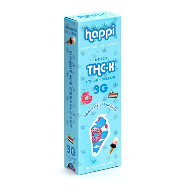 HAPPI THC-X + THC-P + D11 3G DISPOSABLE | 10 PACK - SquaredistributionHAPPI