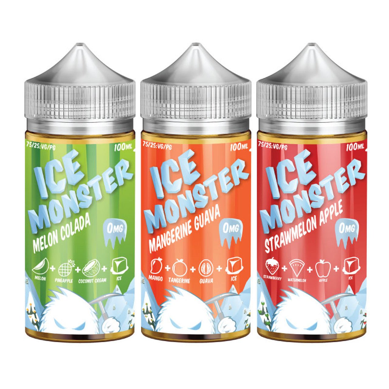 ICE MONSTER E-JUICE 100ml (3MG/6MG) - SquaredistributionICE MONSTER