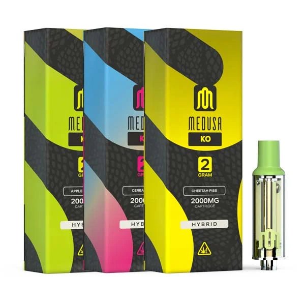 Medusa Knockout Blend 2-Gram Vape Cartridge | Pack Of 05 - SquaredistributionMEDUSA