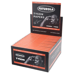 MIKE TYSON FUTUROLA PAPERS-24PACK-KING SIZE SLIM X BROWN - SquaredistributionTYSON