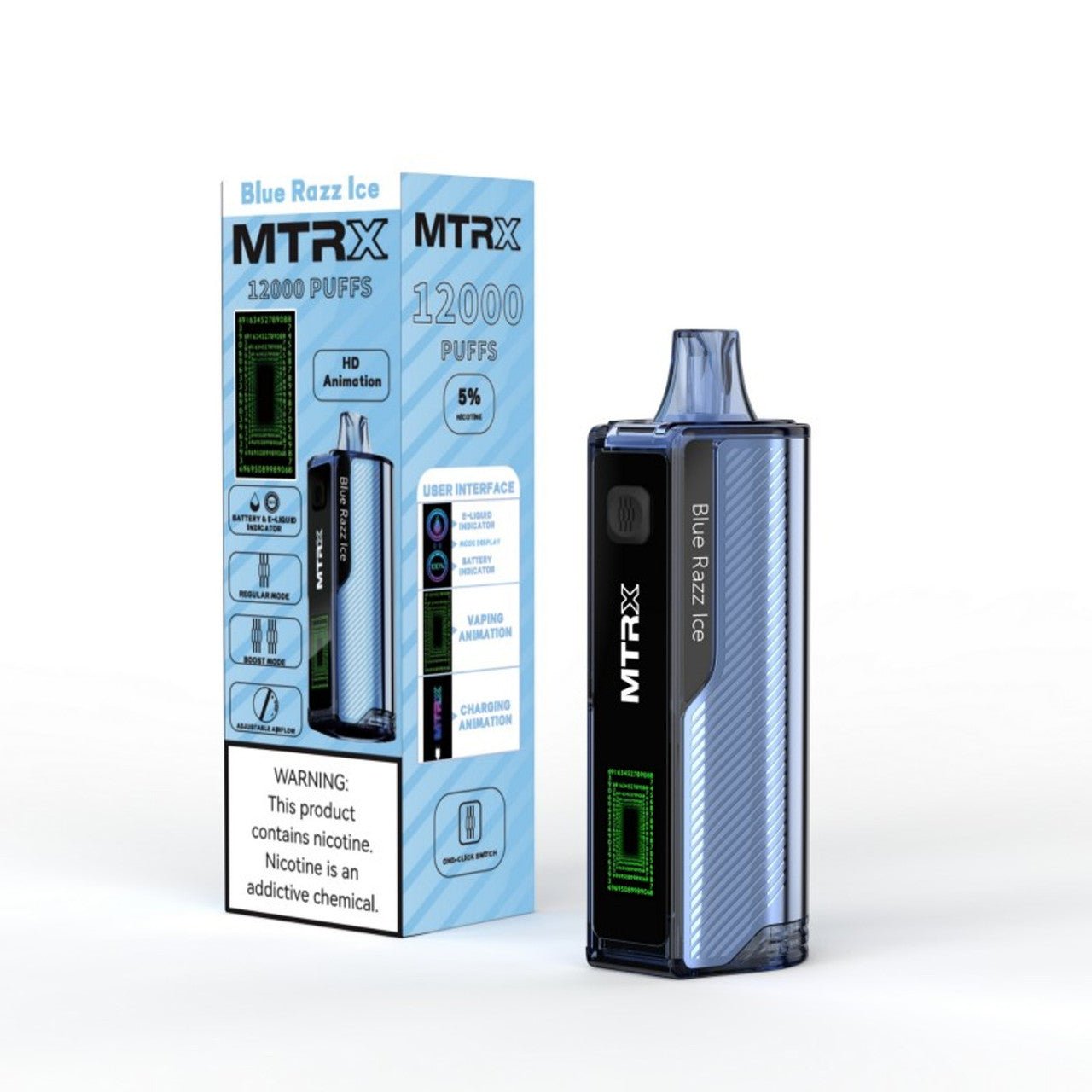 MTRX 12k PUFF DISPOSABLE 5% NIC | PACK OF 5 - SquaredistributionMTRX