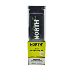 North 10ML 5000 Puffs 550mAh Prefilled Nicotine Salt Rechargeable Disposable Vape Device With Mesh Coil & E-liquid & Battery Indicator - Display of 10 - SquaredistributionNORTH