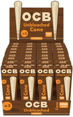 OCB UNBLEACHED 1/4 CONES 6CT 32PK - SquaredistributionOCB