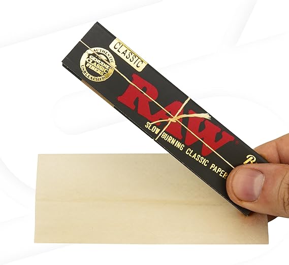 RAW ORGANI CHEM PAPER BLACK KING SIZE-50PACK - SquaredistributionRAW