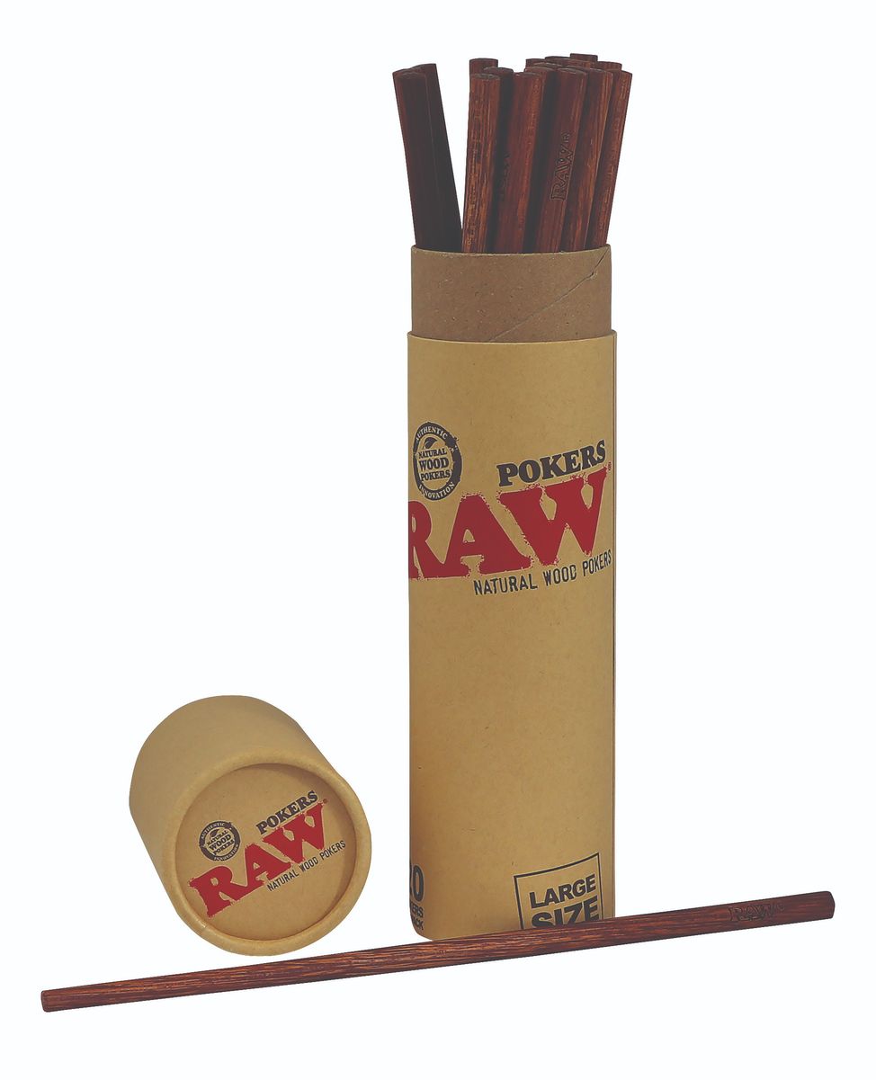 RAW WOD POKERS LARGE SIZE-20PACK - SquaredistributionRAW