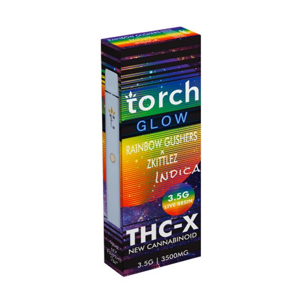 TORCH GLOW DISPOSABLE 3.5G THC-X 5PK/BOX - Squaredistribution