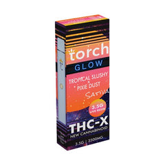 TORCH GLOW DISPOSABLE 3.5G THC-X 5PK/BOX - Squaredistribution