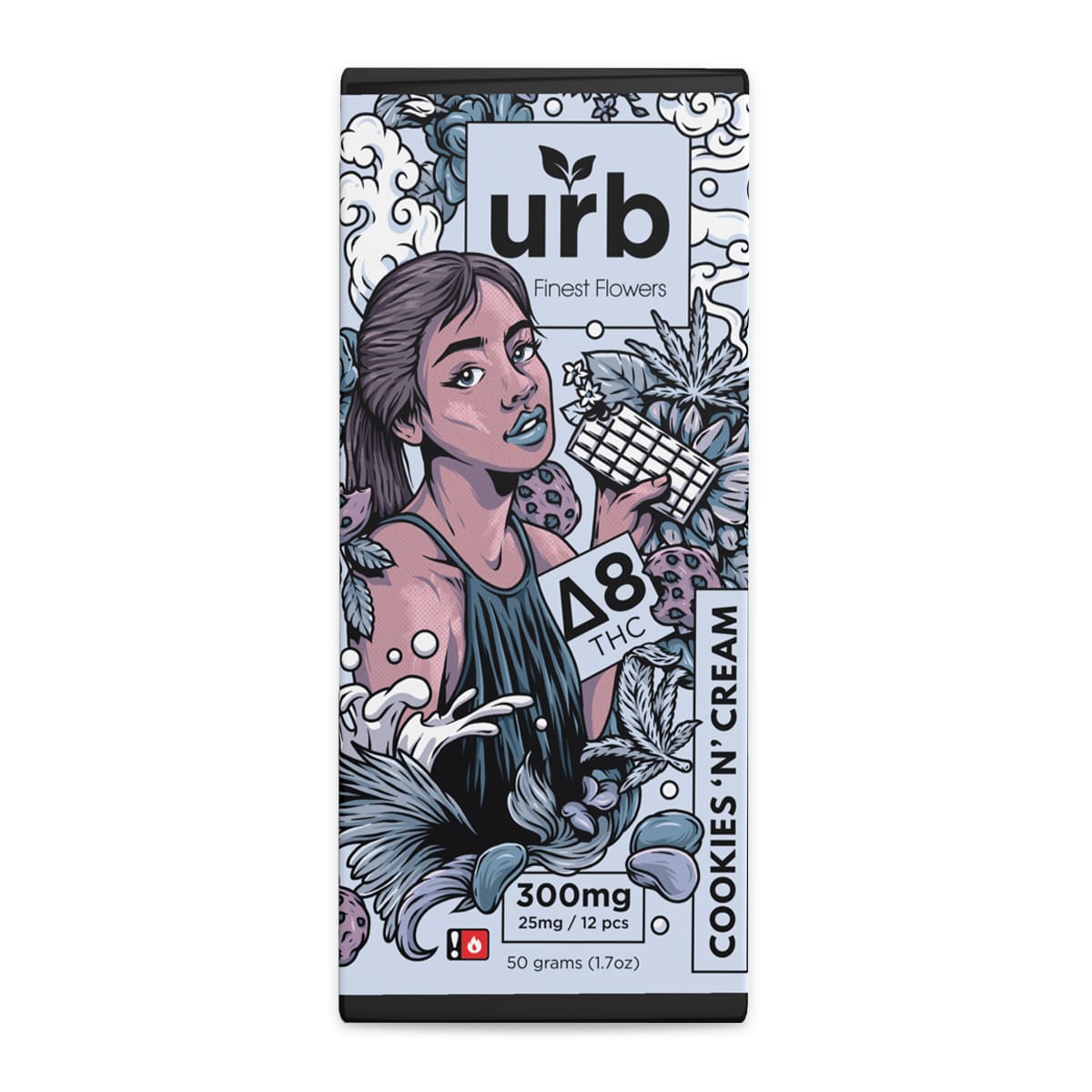 URB DELTA 8 CHOCOLATE 300MG 12PCS/BOX - Squaredistribution