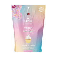 URB Delta 8 + Delta 10 Vegan Gummies 1750mg 5 Bags / Box - Squaredistribution